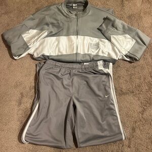 Y2K Vintage Nike Men's Lebron James XL Zip Track Jacket And Large Pants